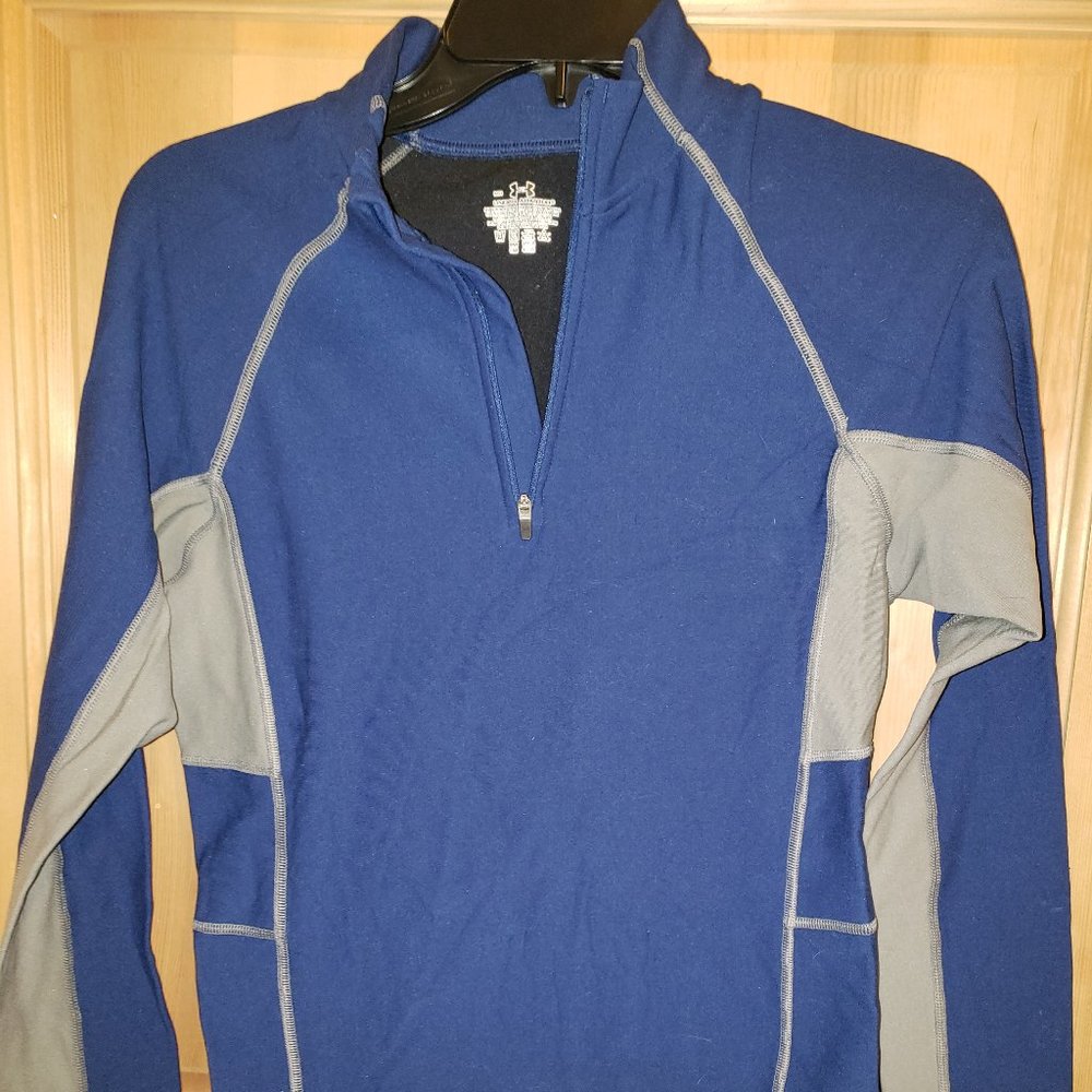 Under Armour Quarter Zip Boys Athletic Shirt Med